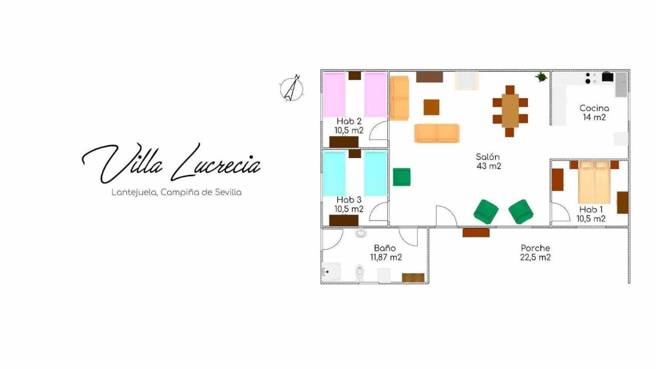 Casa Rural Villa Lucrecia La Lantejuela Exterior photo